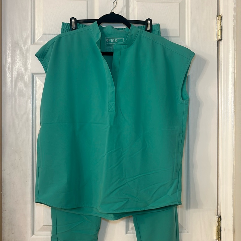 Mint green Figs Scrubs